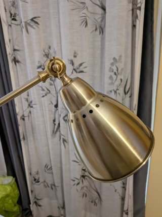 Lámpara de pie bronce Ikea