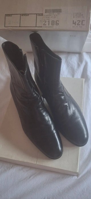 Botines de piel ALBAPIEL Talla 42