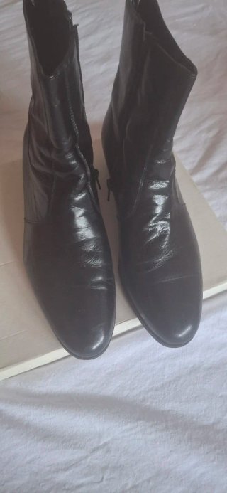 Botines de piel ALBAPIEL Talla 42