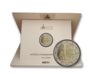 Moneda 2€ Vaticano Año Santo 2025