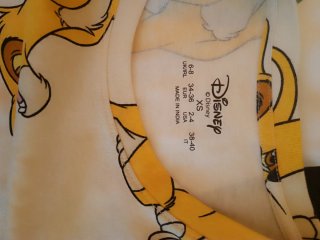 Vestido Simba El Rey León Primark Talla XS