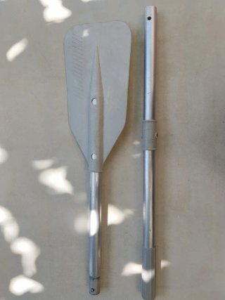 2 Remos de aluminio desmontables para barca