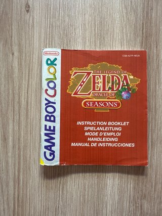 The Legend of Zelda: Oracle of Seasons + manual
