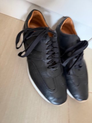 Zapatos Massimo Dutti Negros Piel