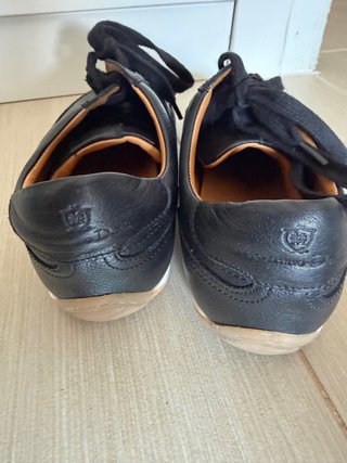 Zapatos Massimo Dutti Negros Piel