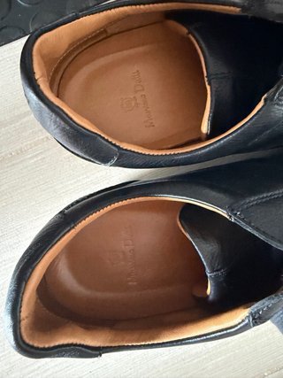 Zapatos Massimo Dutti Negros Piel