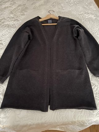 Chaqueta de punto gris talla única