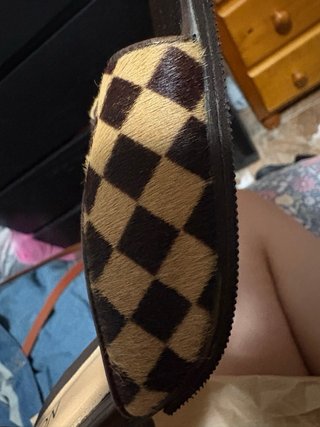 Tacones Louis Vuitton Cuadros Pelo