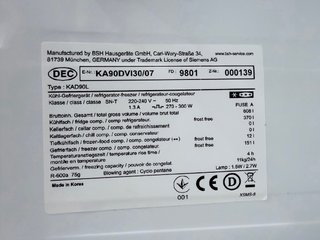 Frigorífico Americano Siemens Inox 177cm No Frost