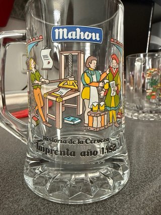 Jarra Cerveza Mahou Historia Cerveza
