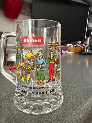 Jarra Cerveza Mahou Historia Cerveza