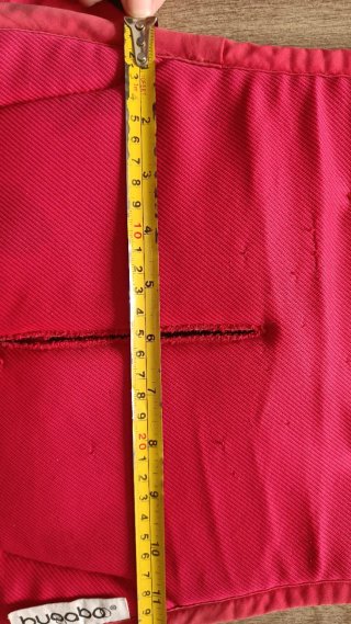 Funda verano Bugaboo color rojo.