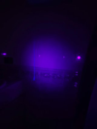 Linterna UV LED Negra