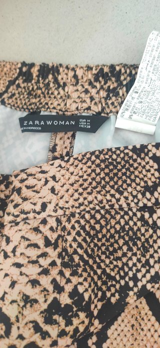Pantalón Zara Estampado Serpiente