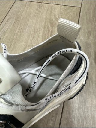 Zapatillas Philipp Plein grises y blancas