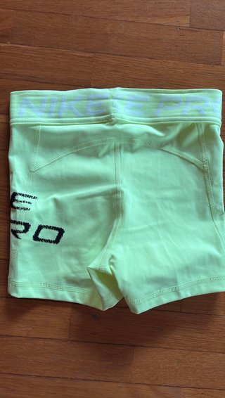 Nike Pro Shorts Talla XS Neón