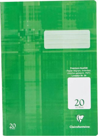 Cuaderno (A4, en blanco, 32 hojas)