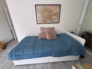 Cama nido blanca con cajones