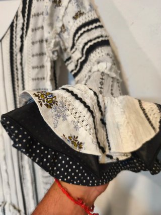 Traje de flamenca hecho a mano Talla M
