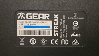 Teclado Gaming Fnatic RGB Negro
