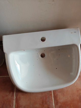 Lavabo Roca Dama Porcelana Blanco.