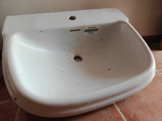 Lavabo Roca Dama Porcelana Blanco.