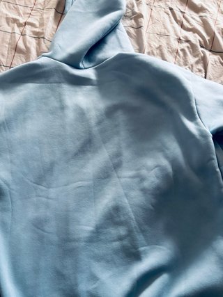 Sudadera con cremallera azul turquesa