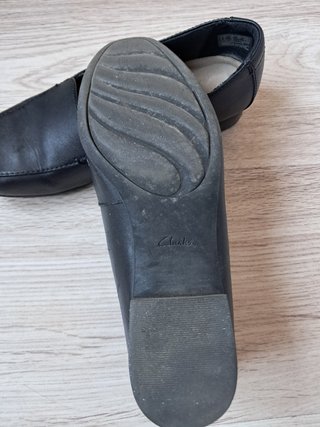 Mocasines Clarks negros talla 37