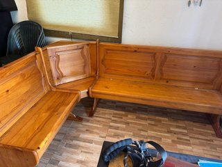 Banco de madera para cocina