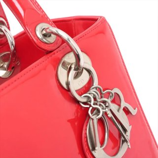 Borsa Lady Dior Media Rossa