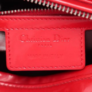 Borsa Lady Dior Media Rossa