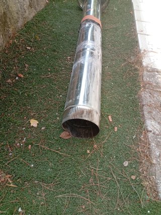 Tubo chimenea acero galvanizado