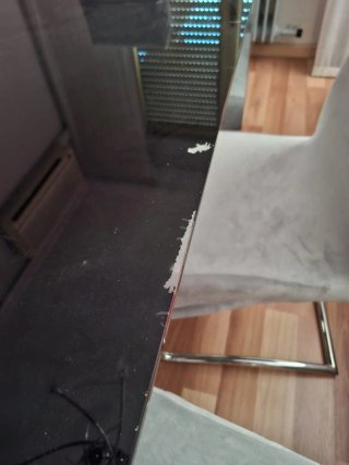 ¡¡¡ MESA SALÓN COMEDOR DISEÑO METAL Y CRISTAL !!!