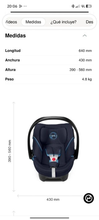 Silla Coche Bebé CYBEX Aton-5