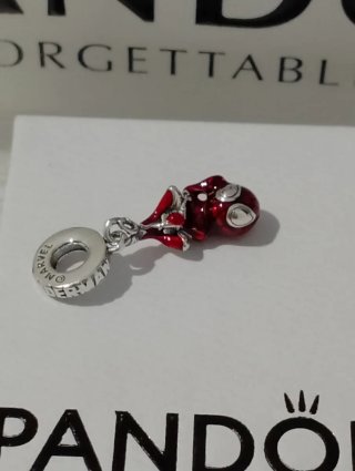 Charm Pandora Spiderman Rojo