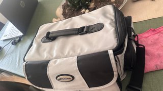 Bolso Shuttle gris y negro