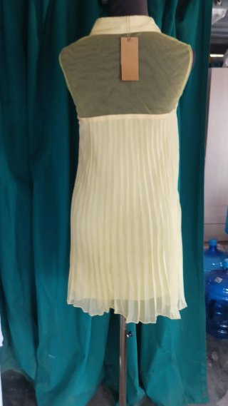 Vestido amarillo talla única