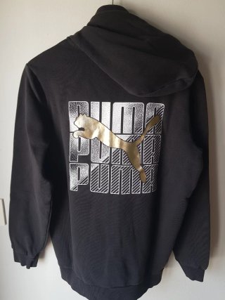 Sudadera invierno Puma Negra con Cremallera