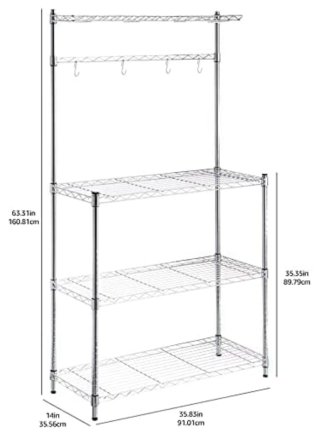 Estantería Madera y Cromo
