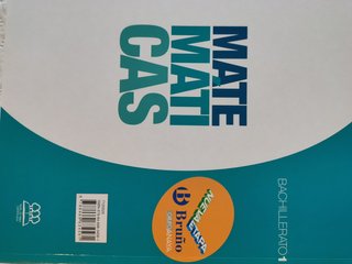 Matemáticas 1o bachillerato. Sin uso.9788469634561