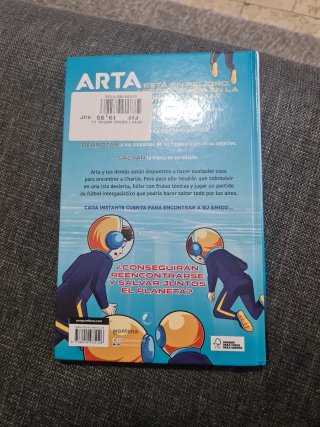 Libro "arta" en la isla máxima