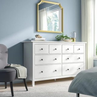 Cómoda IKEA HEMNES 8 cajones blanca