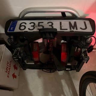 Portabicicletas BMW 2 bicis gancho homologado