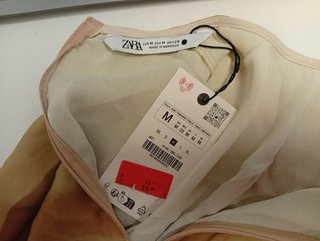Vestido ZARA estampado Talla M