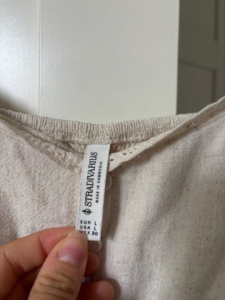 Top lino beige