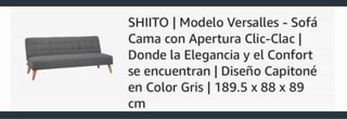 Sofá Cama Gris