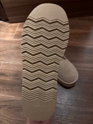 Botines plataforma pelo beige