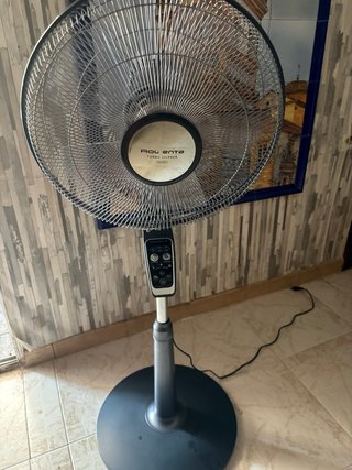 Ventilador Rowenta Negro/Plateado