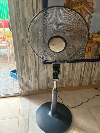 Ventilador Rowenta Negro/Plateado