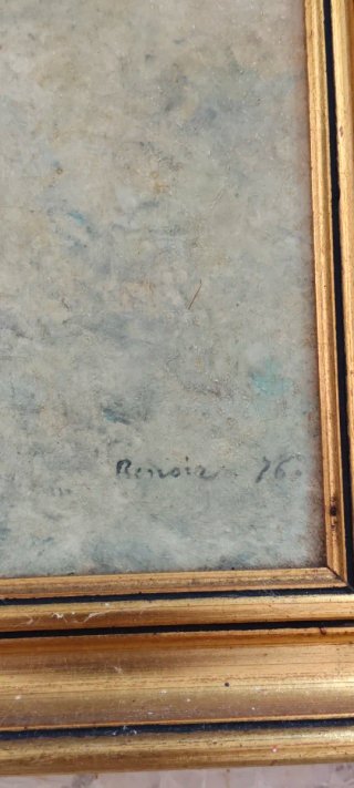 Conjunto Decorativo: Abanico, Espejos y Cuadro